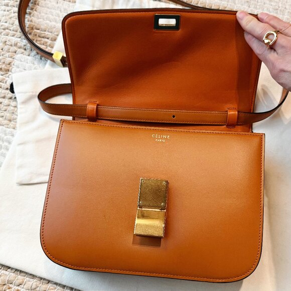 BNWT CELINE Box Bag in Tawny Tan (Phoebe Philo) - Picture 8 of 15